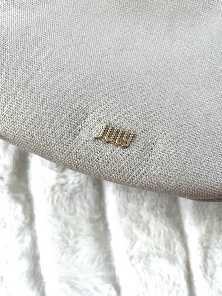 Nwt July Everyday Canvas Limited Edition Crescent Bag (Natural) — image 6 of 8